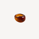 Dome Ring Amber