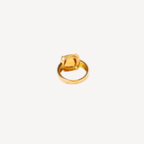 18K YG Citrine Sugarloaf Ring