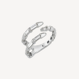 Dragon Claw Pinkie Ring In White Gold