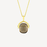 Tumbler Pendant in Smokey Quartz
