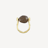 Colors Tumbler Ring in Smokey Quartz