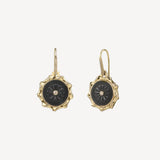 Black Dahlia Earrings