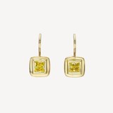 Sugarloaf Yellow Diamond Earrings