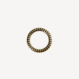 Baoli Flow Ring in Black Chevron
