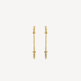 Jali Breeze Drop Chain Earrings - Medium