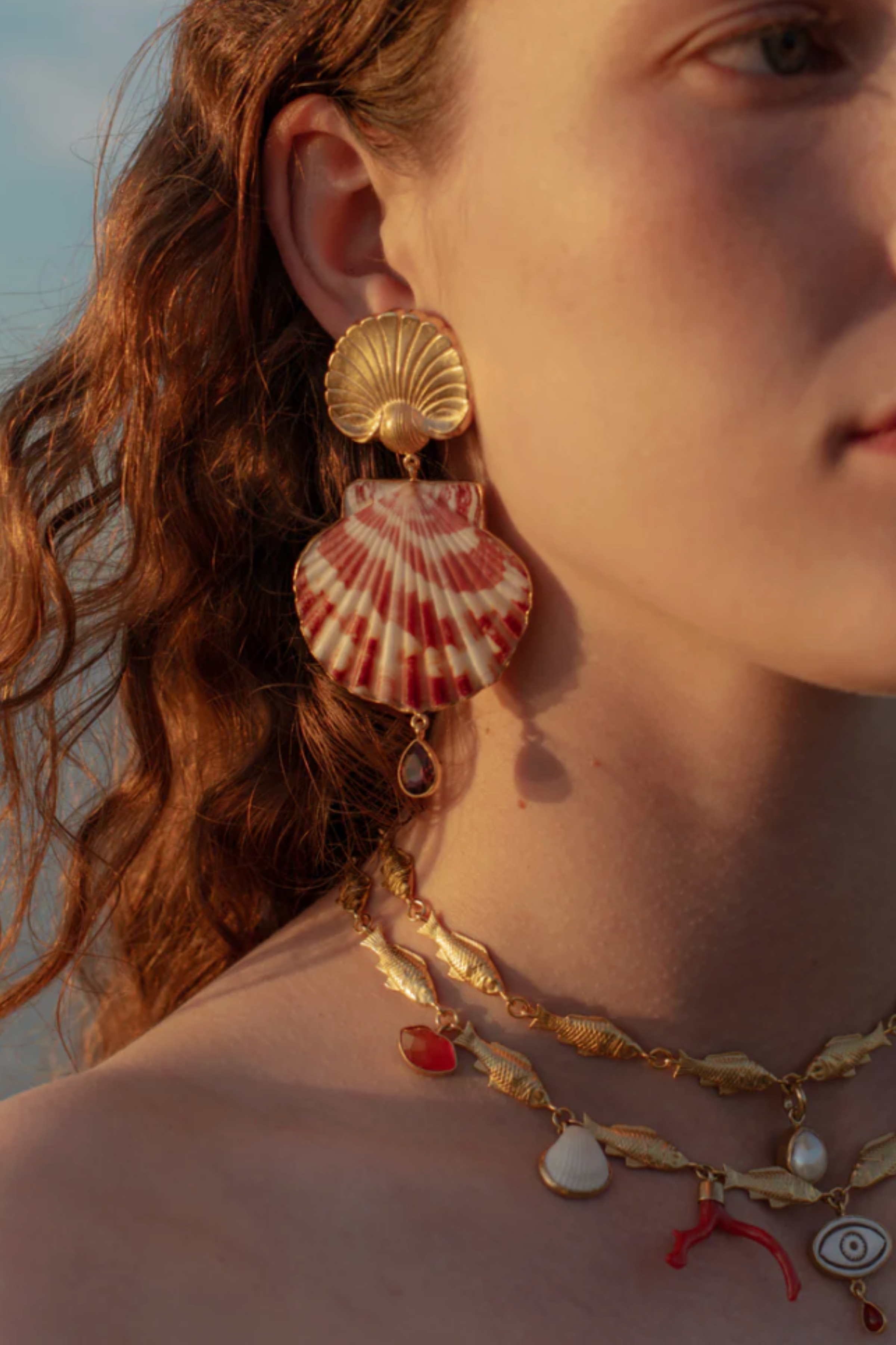 Scallop Earrings
