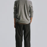 Phora Top in Light Grey Melange