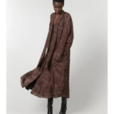 Printed Organic Silk Dress