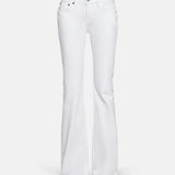 Maria Slim Bootcut in White