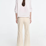 High Waisted Flare in Ivory
