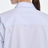 Slim Tunic Shirt in Sky Blue