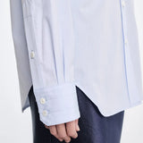 Slim Tunic Shirt in Sky Blue