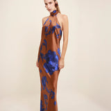 Mikaela Dress in Brown