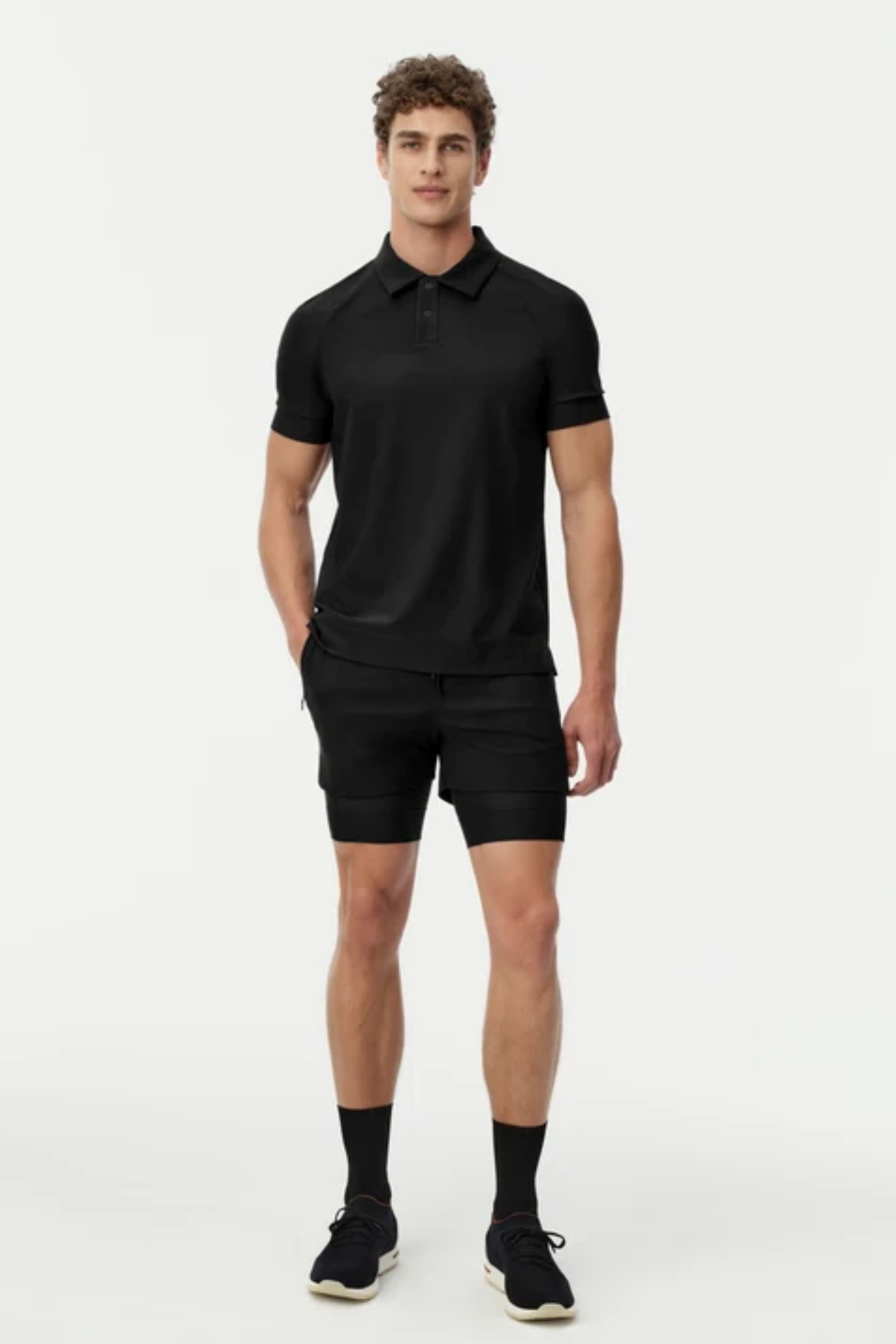 Movement Polo in Black-MOVEMENT POLO IN BLACK-ByGeorge