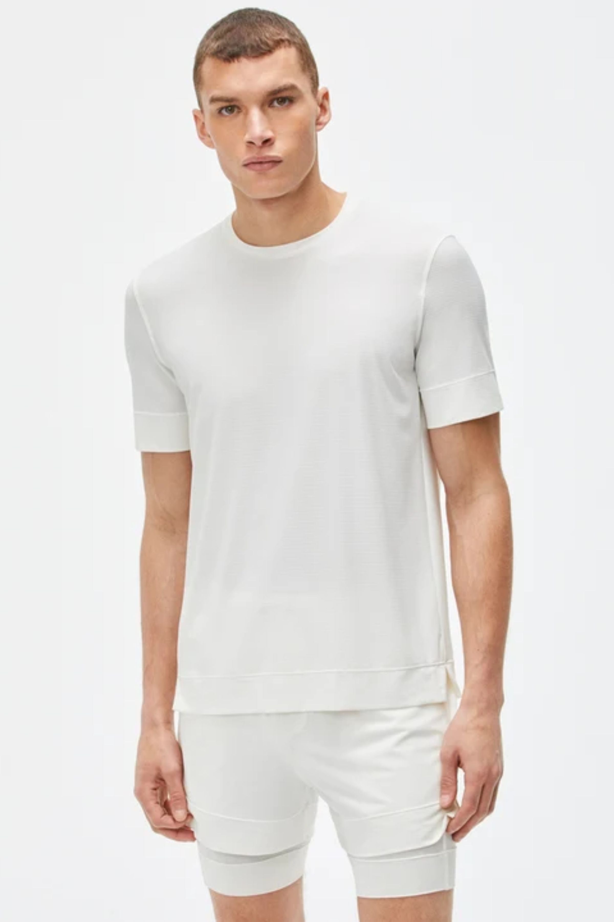 MovementT-ShirtShortSleeveinBone-CON-MOVEMENT T-SHIRT SHORT SLEEVE-BONE-ByGeorge