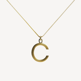Gold Small Alphabet Necklace