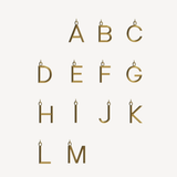 Gold Small Alphabet Necklace