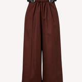 Cropped Belted Trousers