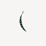 Arco Enamel Moon in Dark Green