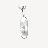 North Star Oval Silver Charm
