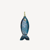 Sardine Charms in Chrysocolla