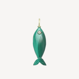 Sardine Charms in Malachite