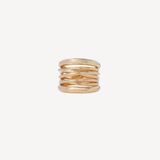 The Scribble Band in Yellow Gold