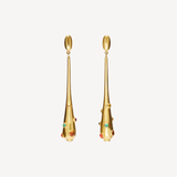 Navaratna Stardust Drop Pendant Earrings