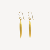 Gold Large Rice Earrings