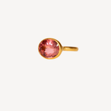 Pink Tourmaline Princess Ring
