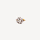 Antique Diamond Flowerhead Cluster Ring