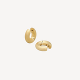 Gold Classic Hoop Thick Satin Small