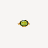 Green Tourmaline Swivel Ring