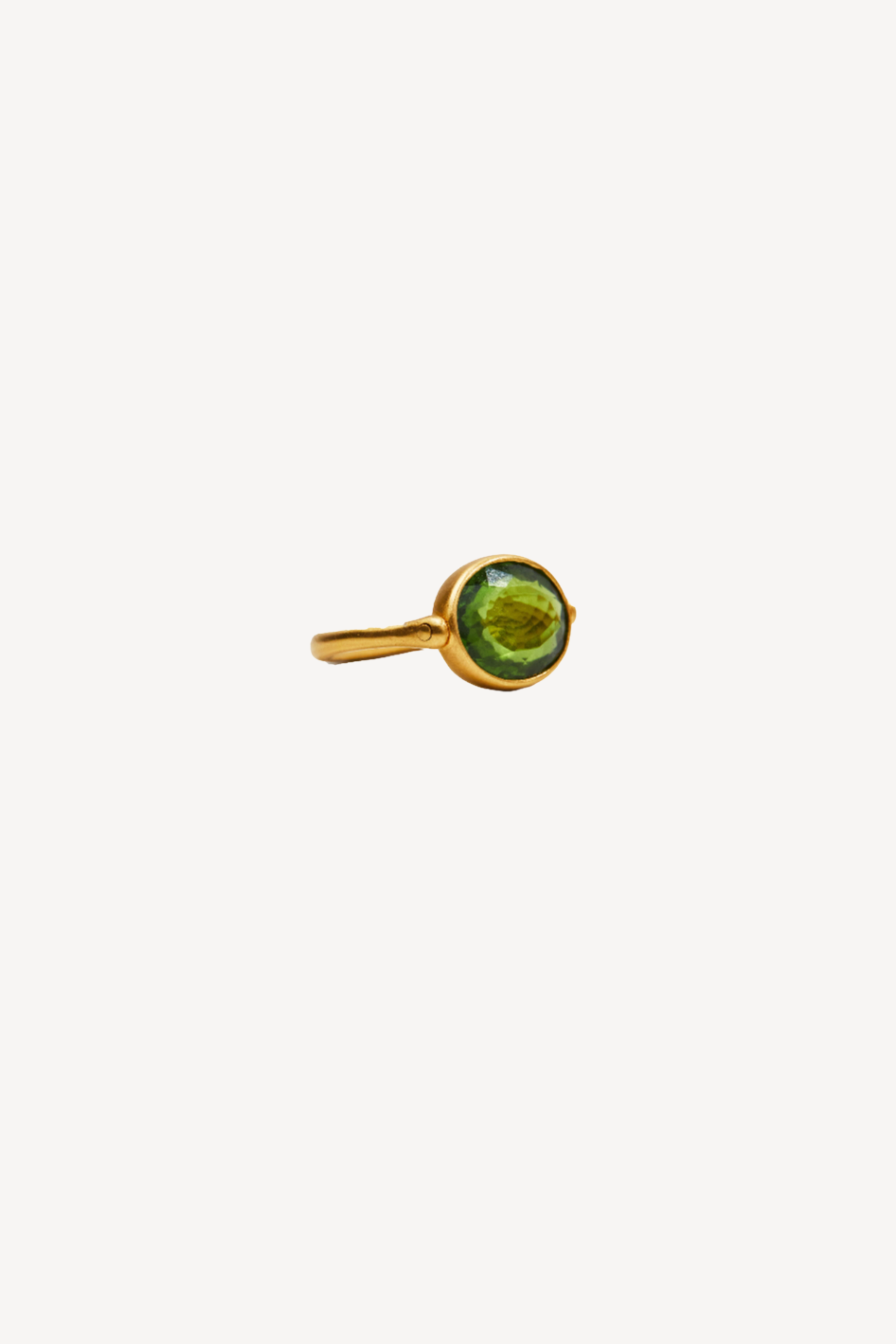 Green Tourmaline Swivel Ring