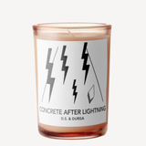 Concrete After Lighting Candle