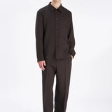 Overshirt Cedrone in Bruno
