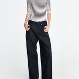Baby T in Navy/White Stripe