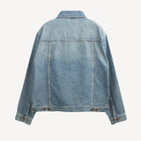 Washed Denim Trucker