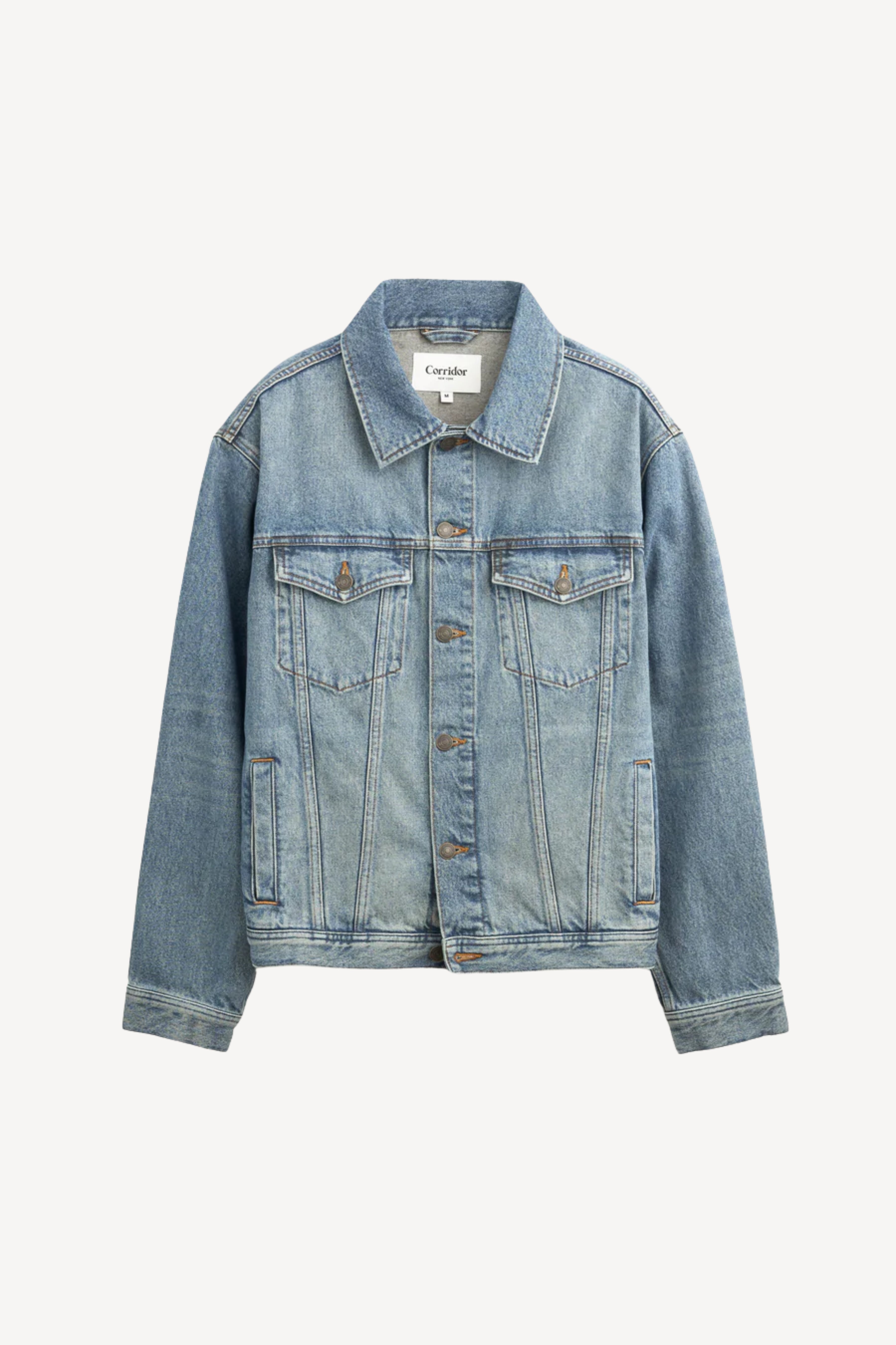 Washed Denim Trucker