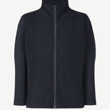 Issey Miyake Basics Zip Jacket in Navy