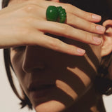Twisted Ring Jade
