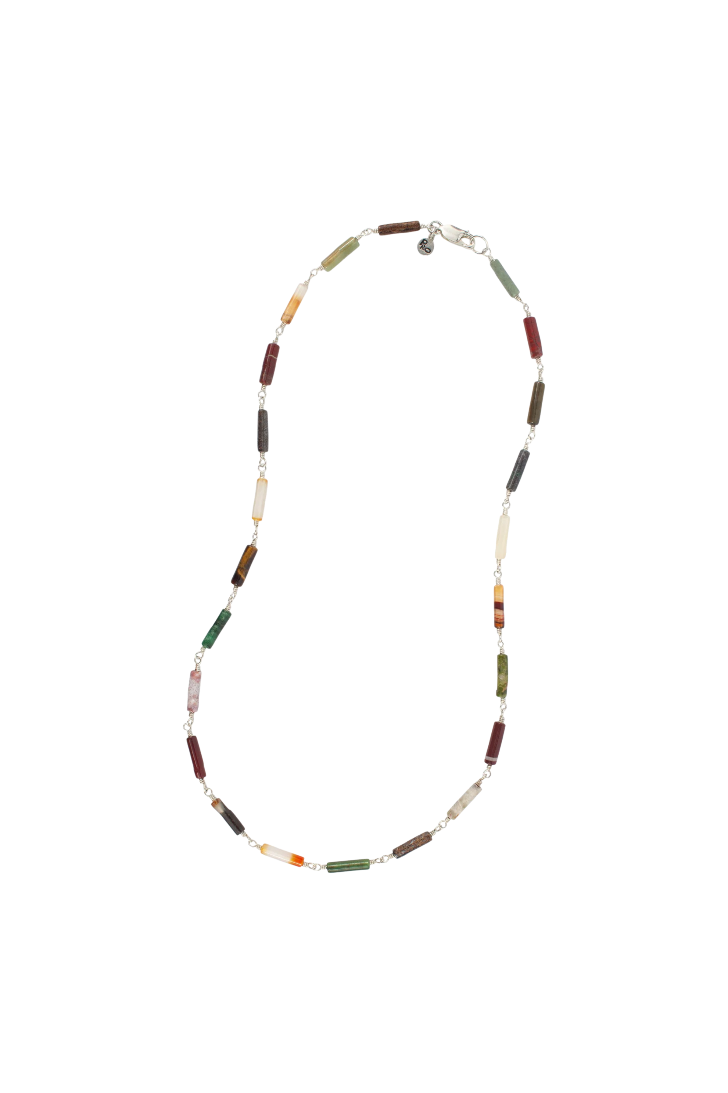 Stone Necklace - Sterling Silver