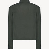 Reyes Top in Dark Military Green