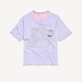 Purple Symbiosis Tee in Purple