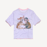Purple Symbiosis Tee in Purple