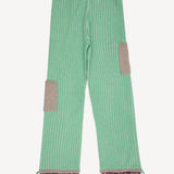 Sugar Snap Ribbed Trackies in Green