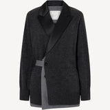 Suiting X Wool Knit Cardigan in Gray