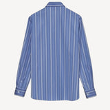 Ruffle Polo Shirt in Paris Stripe