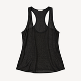 Valley Sheer Racer Tank in Black