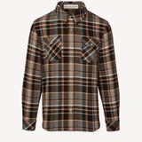 Wilderness Plaid Cashmere in Cafe
